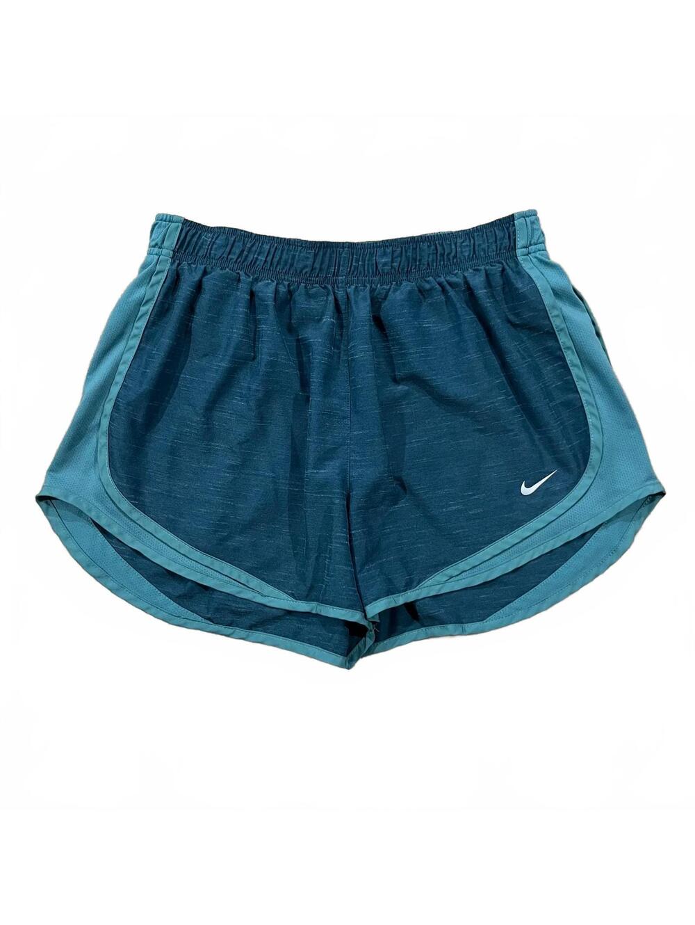 Nike Women's Tempo Running Shorts Blue Teal Heathered Size Large